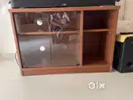 Cot and tv stand including mattress for sale