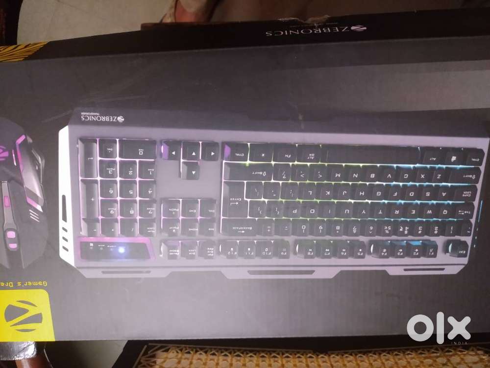 Zebronics premium gaming keyboard and mouse combo