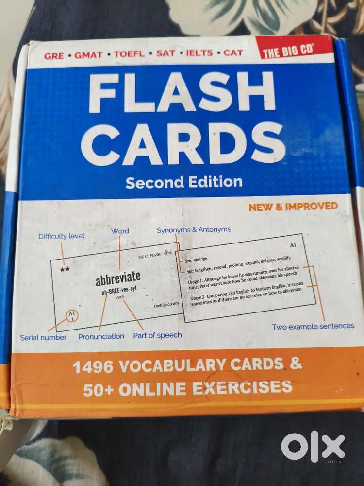 Flash Cards - GRE GMAT TOEFL SAT CAT