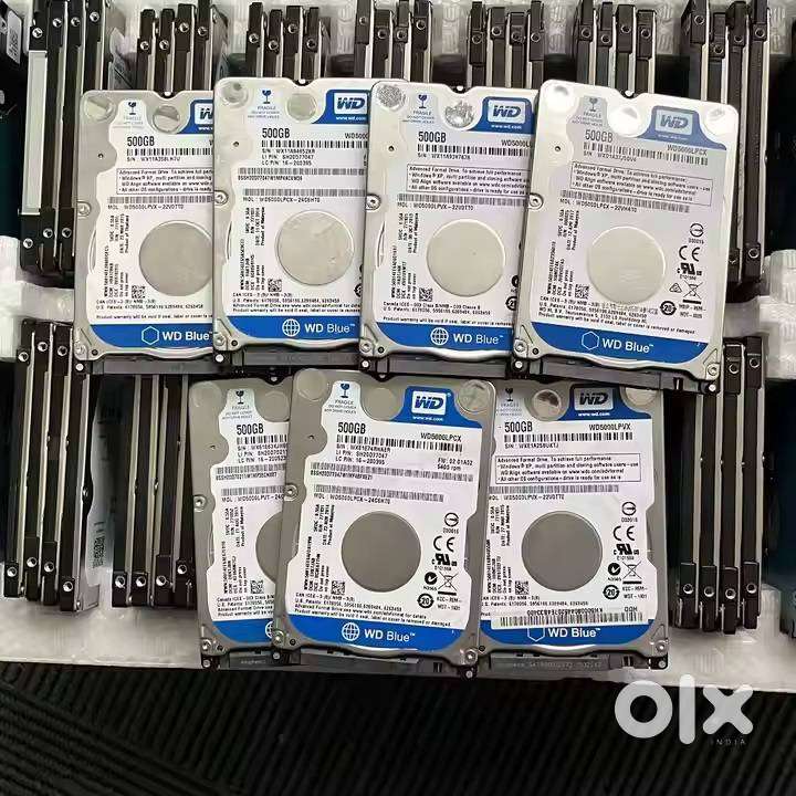 500 GB LAPTOP HDD ONLY RS 1000 WITH 1 YEAR WARRANTY