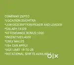 Hiring pickers and packers *SUCHITRA *