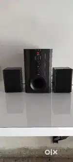 Iball music system speaker and woofer
