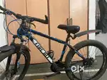 21 speed gear fatbike, dual disc brakes, tubeless tyre, 26 inch tyres
