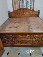 Premium handcrafted King size Teak wood  bed