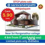 Lowbudget Dtcp plots @ saravanampatti Athipalayam