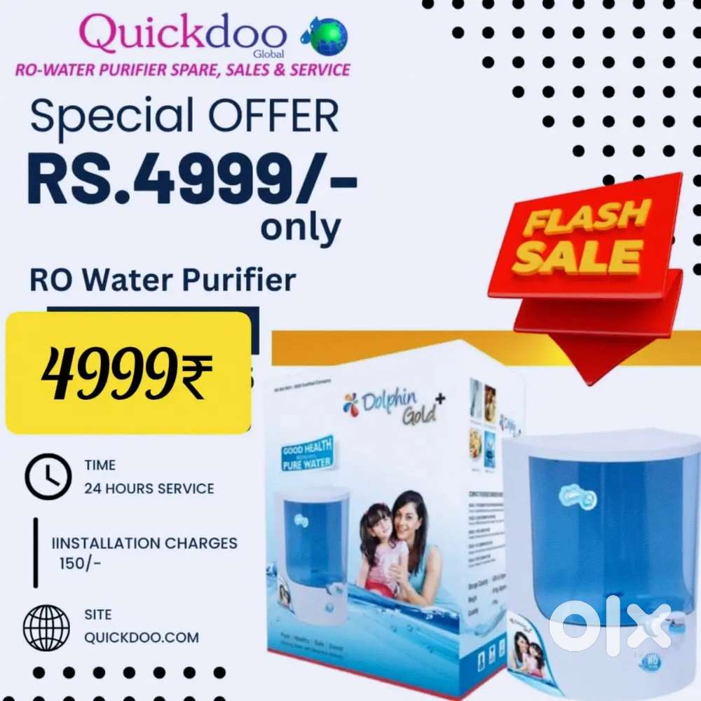 Ro water purifier Dolphin 
All over Chennai service available