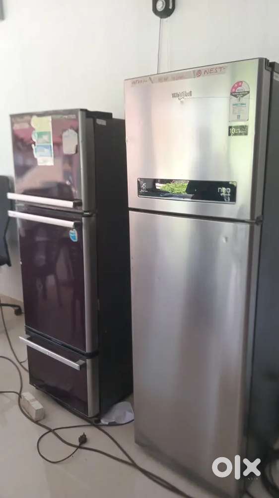Used double door fridge available