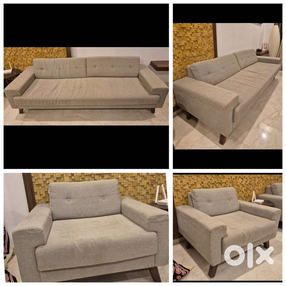 Sale urban ladder sofa (3+1) bought for 60k selling for 21999