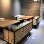 BRand New Wooden And Metal premium Cafe hotel furniture manufcaturer