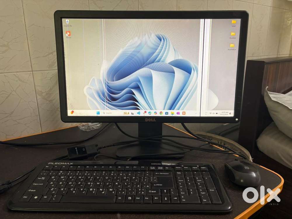 Monitor with Keyboard and Mouse