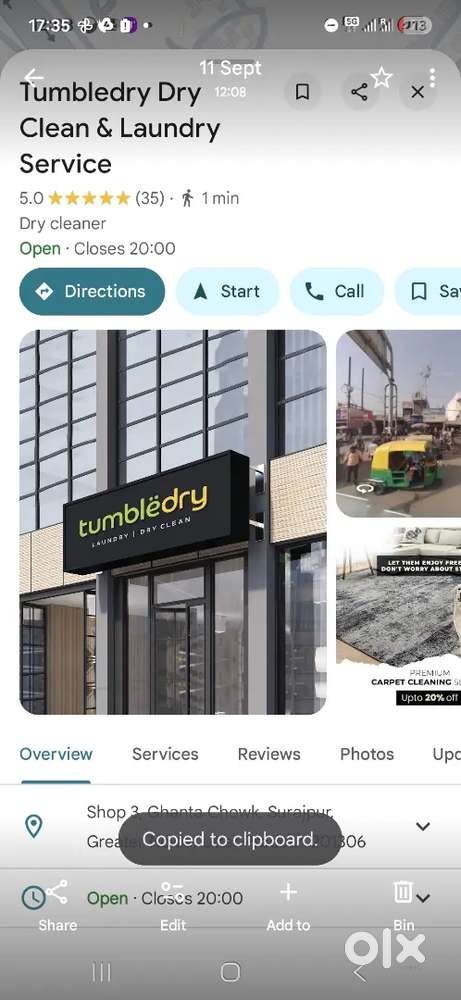 Washremen at Tumbledry