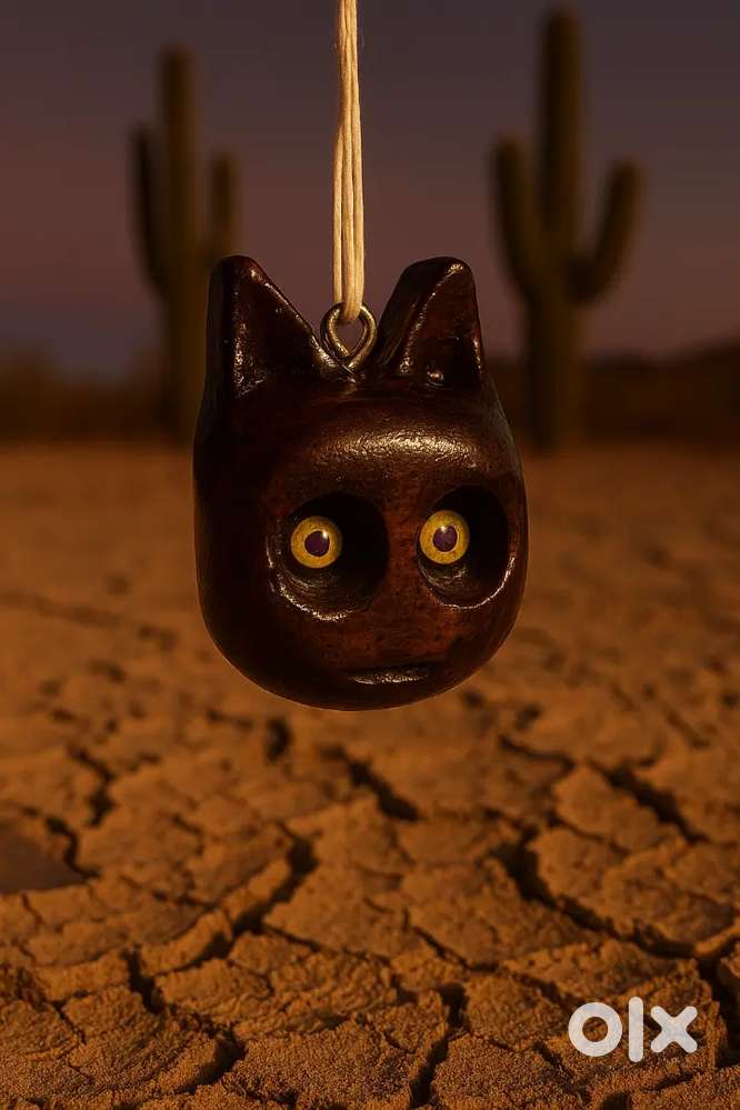 Hand crafted wooden keychain