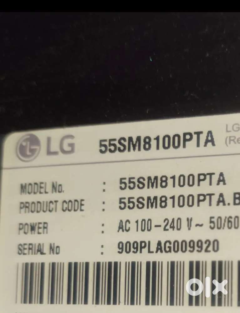 LG LED TV 55 inch nano cell
