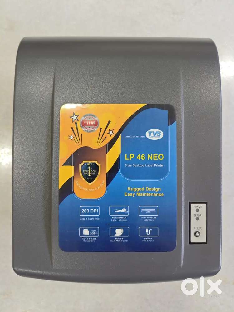 TVS Electronics LP 46 Neo Label and Barcode Printer