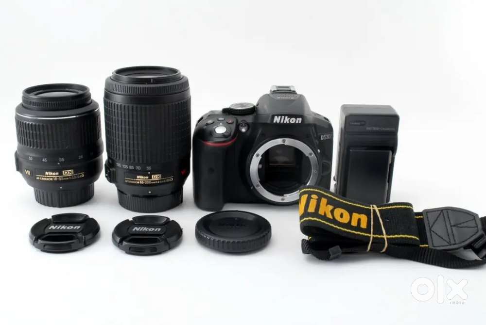 Nikon D_5300 With 18×55mm 55×200mm lenses