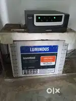 Luminous Inverter with Battery 180mah and Almunium cabins
