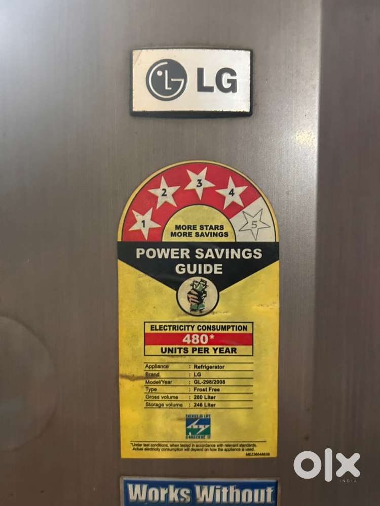 LG 4 star Fridge Double Door