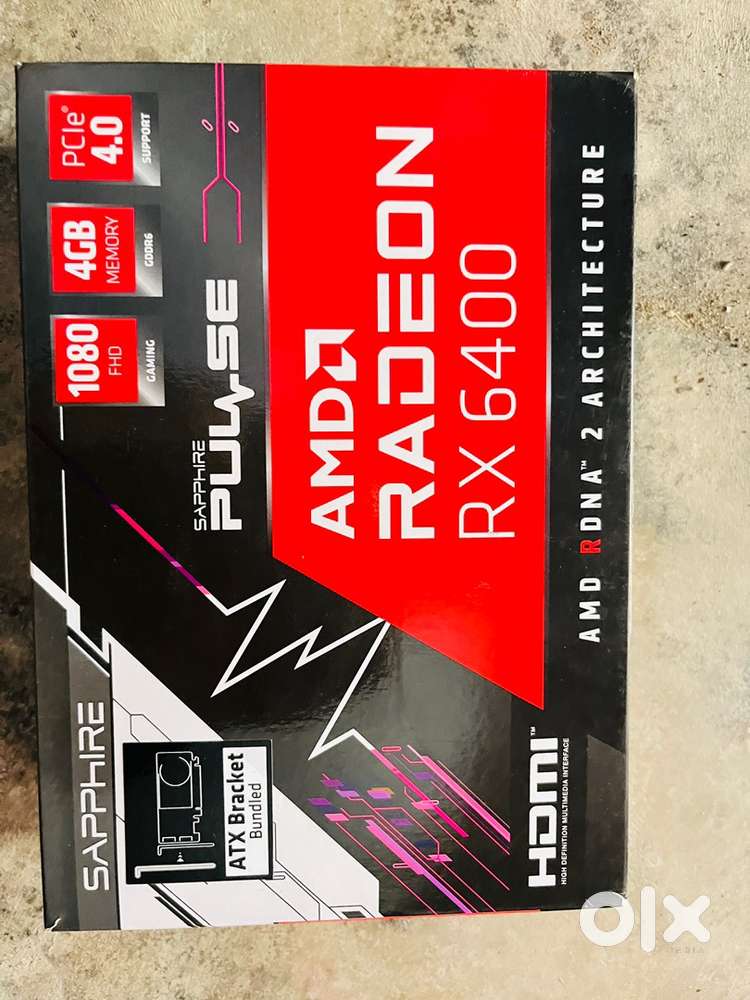 AMD RX6400 graficrad  like NEW CONDITION