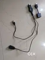Wireless mira screen mobile tv connector with flexible link