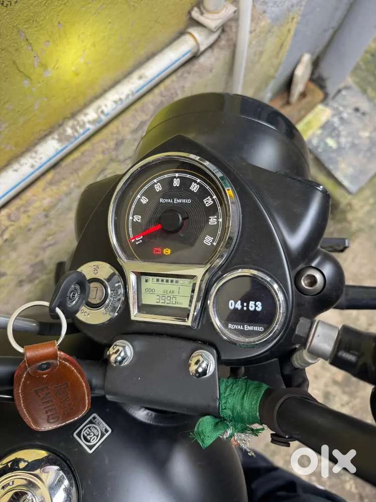 New steel black royal Enfield one month only
