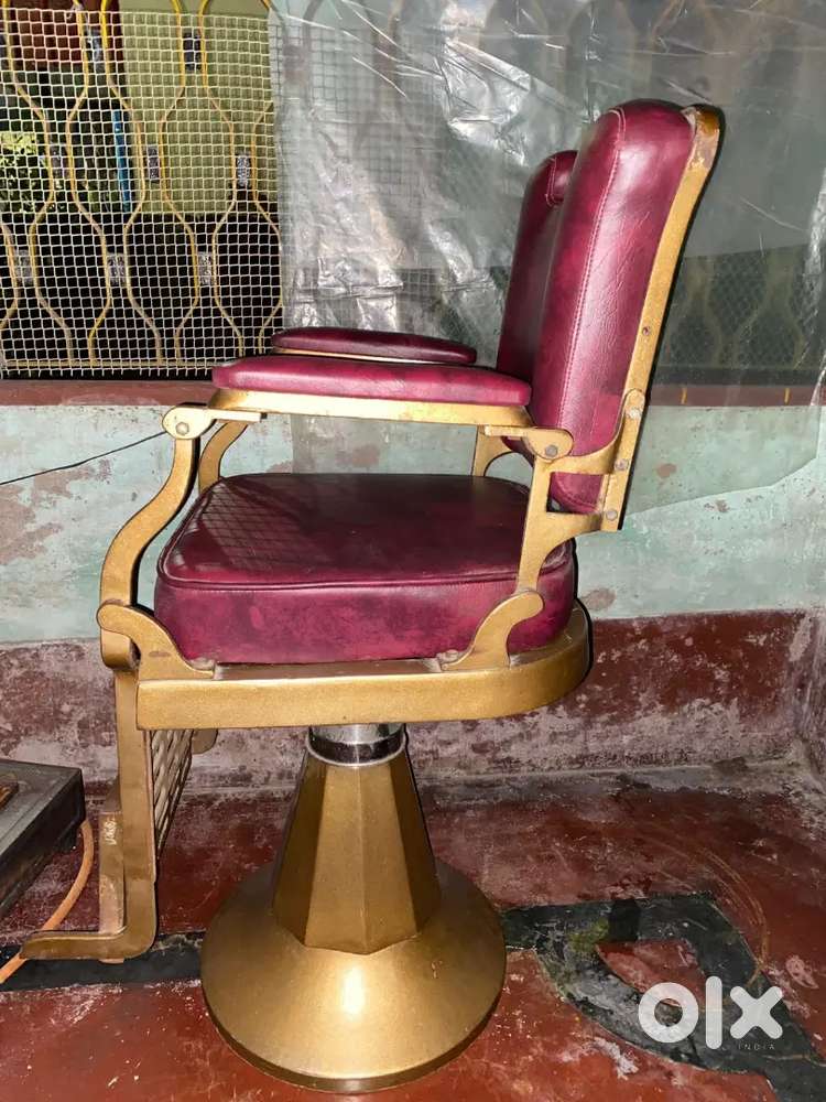 Salon Chair Iron and Nickle Plating