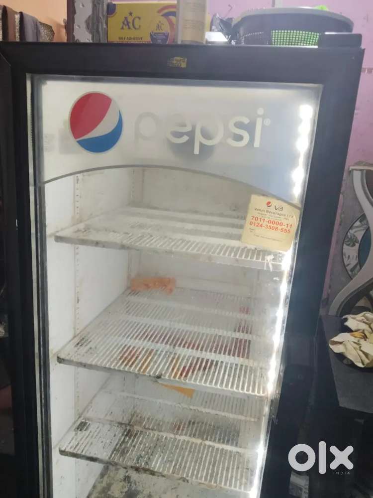 Commercial glass fridge