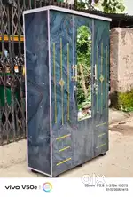 New Almira 3 door marble colour