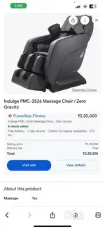 Power Max massage chair