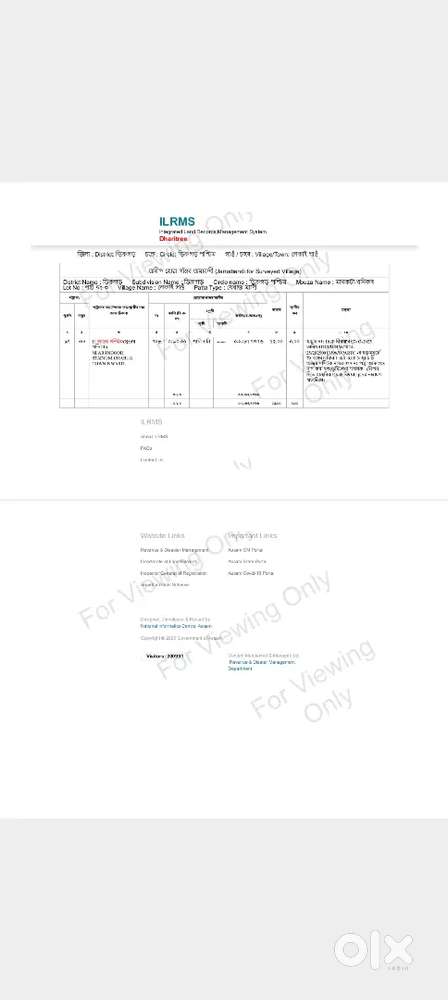 Partitioned Miyadhi land at Lekai Gaon