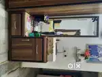 Dressing table with cabinet and drawer