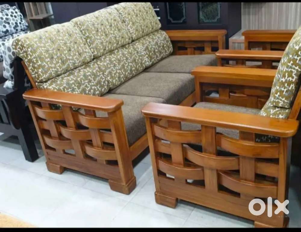 Wooden Sofa set Starting model price 13499 own manufacturing company