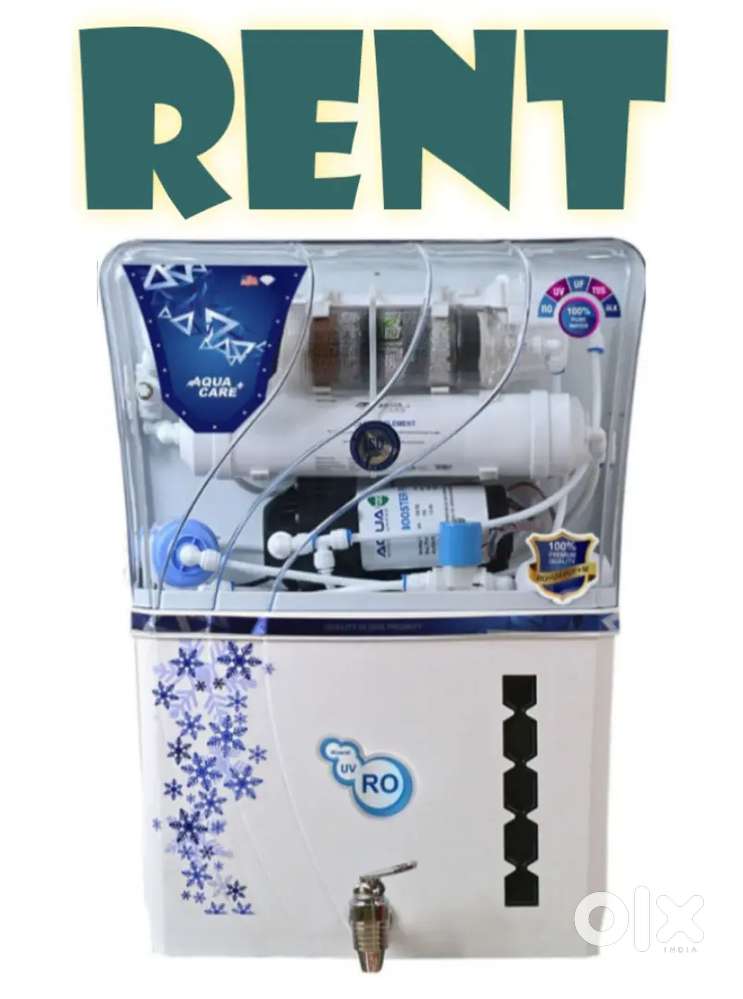 Ro water purifier available on rent