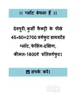।। प्लॉट बेचना हैं ।।
