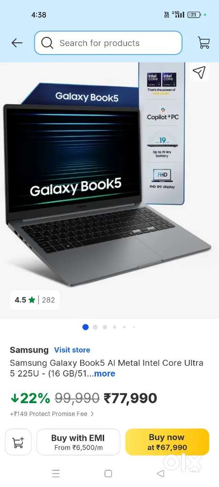 Newly purchased from Flipkart