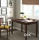 Solid wood computer table & reline chairs