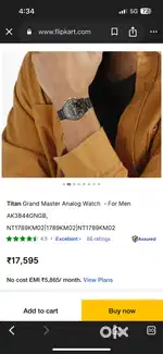 Titan grandmaster analog watch for men
