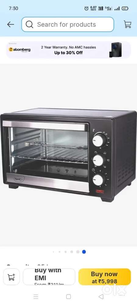 Pigeon 25 litre OTG