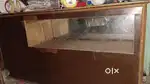 Wooden shop counter