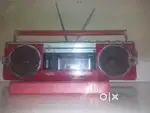 OLD SHARP casette player quality speaker mild service need for FMradio