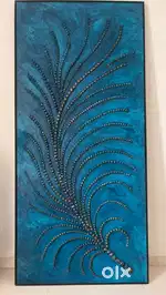 Wall art feather