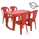Hotel setup with table chair