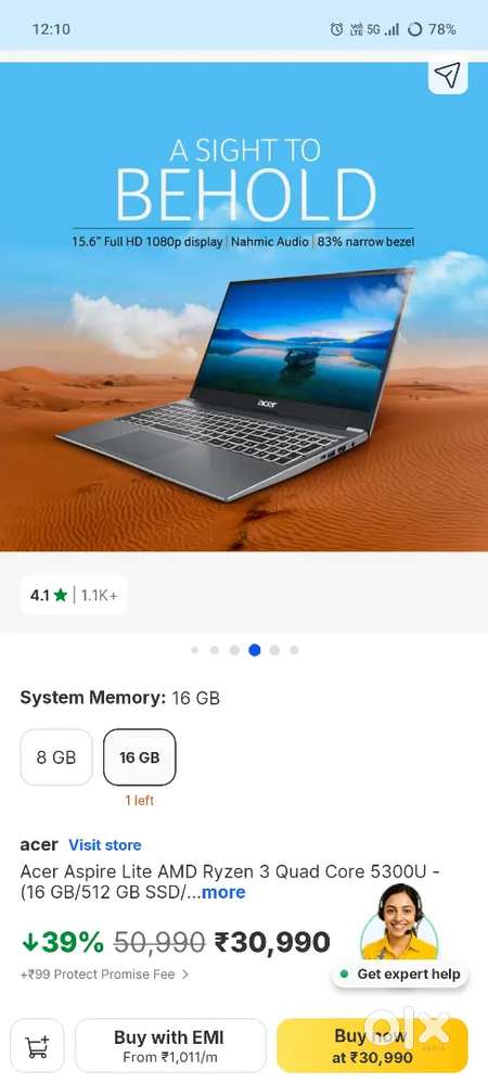 Acer laptop