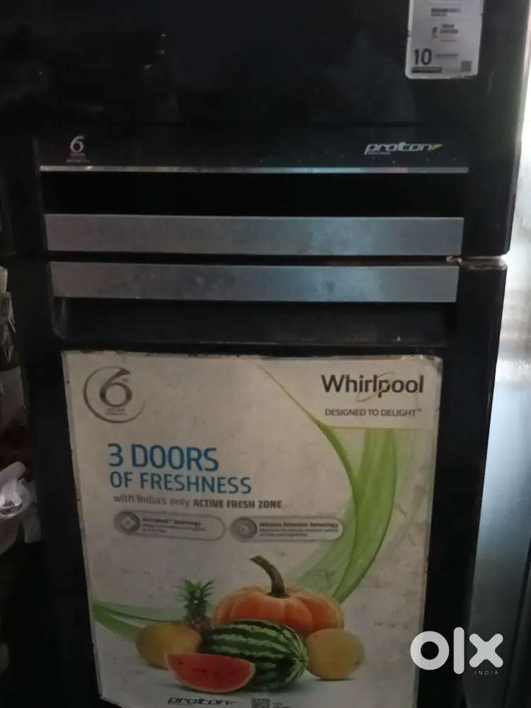 Whirlpool triple door refrigerator