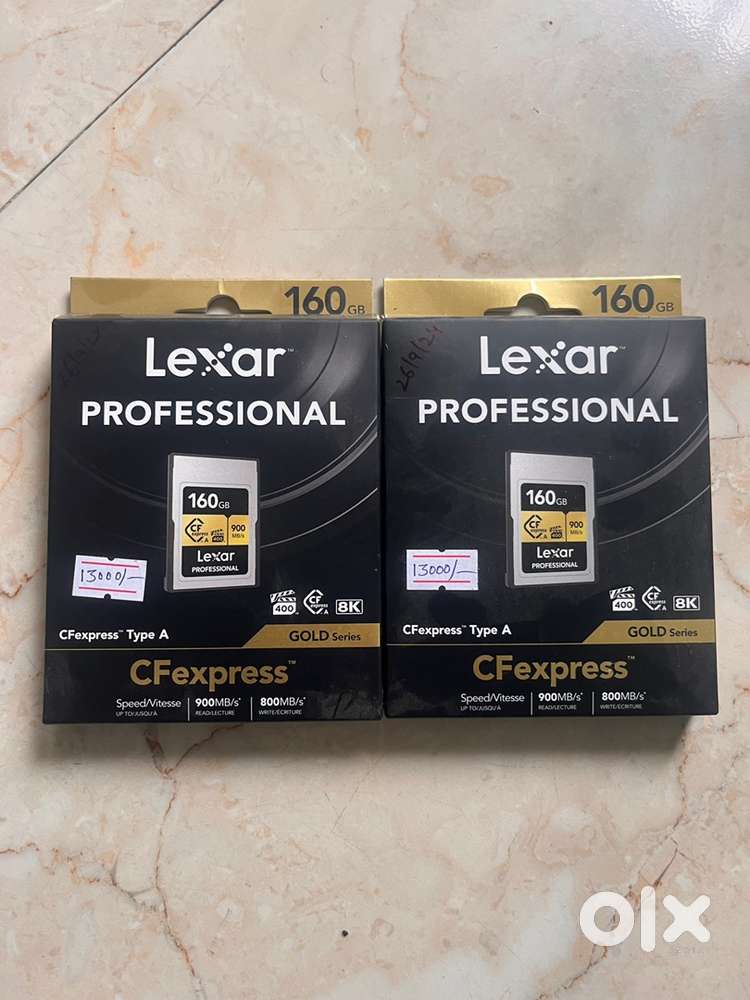 Lexar Cards 160gb 900 speed
