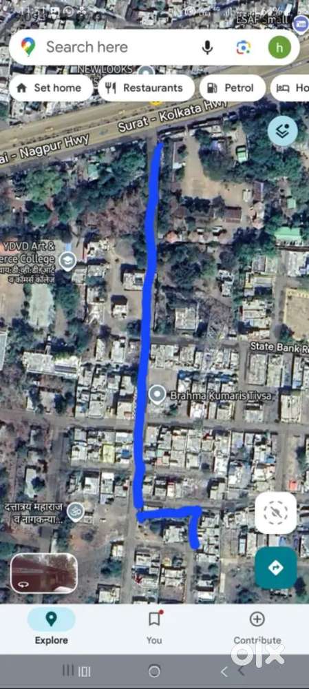 Urgent sale 1936 plot in Trimurti Nagar Tiosa