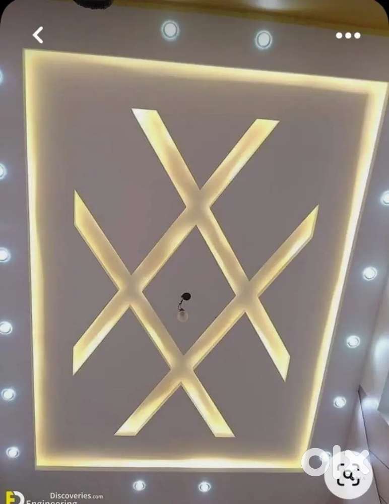 Gypsum ceiling for shop and home