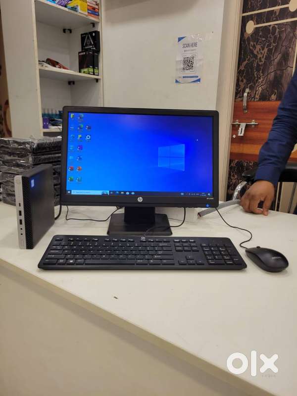 Complete Computer set for sale hp computer monitor