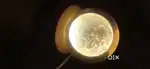 3D wall glass lamp