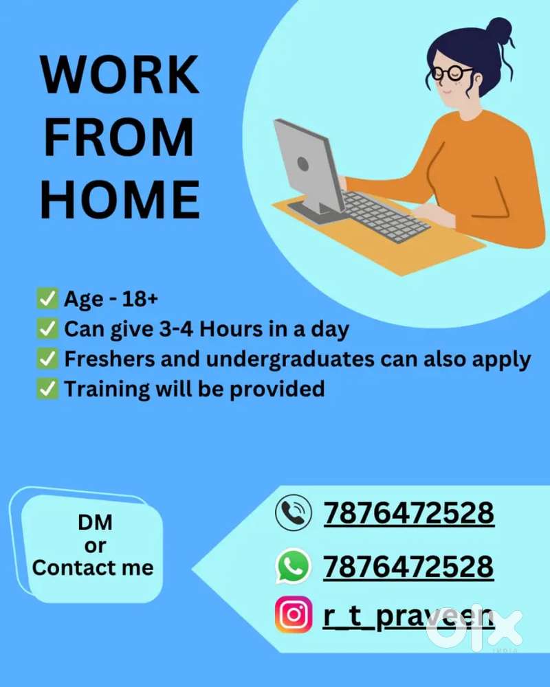 Work from home and earn money