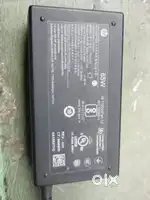 Laptop charger for hp. 65W, blue tip.